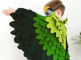 Boy Bird Costume For Kids Parrot Costume In Three Different Shades Of Green A Beautiful Green Parakeet Costume For Boys And Girls To Wear For Parrot Costume Bird Costume Kids Costumes