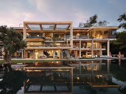 Villa Sarbonne Arya Los Angeles Ca Luxury Homes Dream Houses Dream House Exterior Modern Lake House