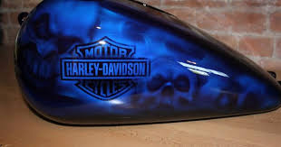 Custom Black And Blue Motorcycle Jobs Flame Paint Motorcycle Custom Motorcycle Paint Jobs Motorcycle Painting Custom Motorcycle Paint Jobs