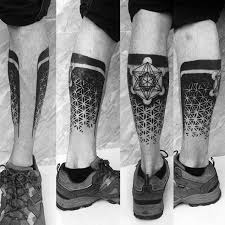 Black And White Calf Tattoos For Men 60 Metatron S Cube Tattoo Designs For Men Geometric Ink Ideas Tattoo Designs Men Geometric Tattoo Leg Geometric Sleeve Tattoo