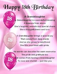 18th Birthday Greetings For Granddaughter Fridge Magnet Personalised Granddaughter Poem 18th Birthday Free Gift Box Happy 18th Birthday Quotes Niece Quotes Birthday Verses