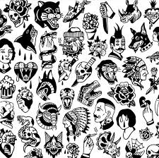 Black American Traditional Tattoo Flash Pin By Josiah On Tattoos Traditional Tattoo Illustration Tattoo Illustration Old School Tattoo Designs