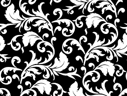 Black And White Floral Pattern Vector Classical Traditional Floral Pattern Background 03 Vector Free Vector 4vector Floral Pattern Vector Background Patterns Flower Drawing