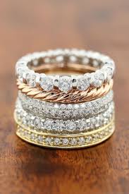 Who Said You Just Have One Wedding Band Play With Different Metal Types And Settings For Playful Yet Luxuriou Alternative Jewelry Engagement Ring Wedding Band
