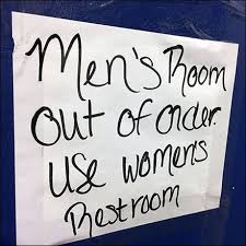 Men S Restroom Out Of Order Surprise Fixtures Close Up Restroom Men Order