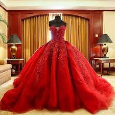 Aliexpress Com Buy Luxury Red Ball Gown Wedding Dresses Beaded Embroidery Lace Sweetheart Lace Top Wedding Dress Luxury Wedding Dress Ball Gown Wedding Dress