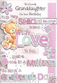 Grandchild Birthday Greetings For Granddaughter Happy Birthday To A Special Granddaughter Quality Birthday Card Grandaughter Birthday Wishes Birthday Wishes Happy Birthday Grandaughter