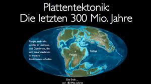 Plattentektonik Kontinentaldrift Im Zeitraffer Die Letzten 300 Mio Jahre In Einer Minute Youtube