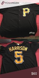 Black And Yellow Jersey Shirt Baseball Jersey Black And Yellow Pittsburgh Pirates Jersey Majestic Tops Black N Yellow Jersey Baseball Jerseys