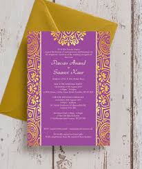 Personalised Purple Mandala Indian Asian Wedding Invitations Printable Pdf Or Printed Delivered Asian Wedding Invitations Invitations Wedding Invitations