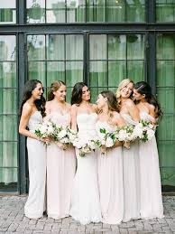The Golden Rules Of Mismatched Bridesmaid Dresses Neutral Bridesmaid Dresses Amsale Bridesmaid Bridesmaid Gown