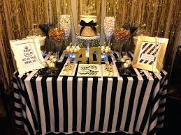Birthday Simple Black And Gold Table Decorations Black White And Gold Table Decorations Fun Birthday Party Decorating Ideas Black White G Candy Table Decorations Gold Table Centerpieces Gold Table Decorations