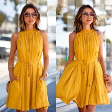 New Women Summer Casual Sleeveless Evening Party Cocktail Beach Short Mini Dress Ebay Casual Beach Dress Short Mini Dress Mini Dress Casual