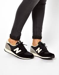 Black And White New Balance Womens Image Result For Grey And White New Balance Womens Trainers New Balance 420 Black Shoes Fashion