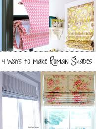 4 Ways To Make Roman Shades Diy Curtains Home Diy Diy Window