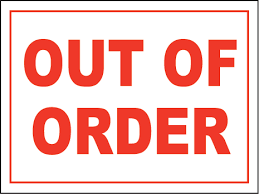 Out Of Order Sign By Safetysign Com R5337 Out Of Order Sign Signs Morse Code Words