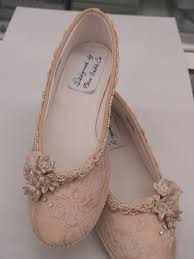 Champagne Wedding Flats Shoes Lace Vintage Modern Etsy Wedding Shoes Lace Wedding Shoes Wedding Shoes Flats