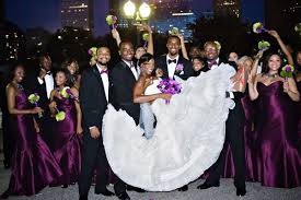 Need A Wedding Planner Www Weddings2plan Com African American Wedding Party Purple African American Weddings Wedding Parties Pictures American Wedding