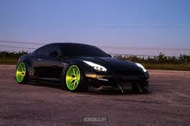 Black And Neon Green Rims Image Result For Black Car With Green Rims Track Toy Black Car Rims For Cars