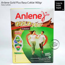 Anlene Gold Plus Rasa Coklat 900gr Susu Formula Lansia Shopee Indonesia