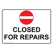 Restroom Closed Out Of Order Sign Nhe 8630 300 Gif 300 300 Peace Thanksforunderstanding Out Of Order Sign Construction Signs Bathroom Signs
