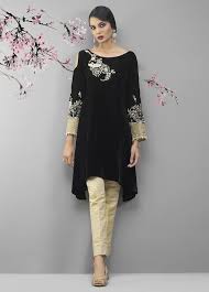 This Elegant Stitched Velvet Embroidered Dress Available At A Decent Price At Online Stores Stores By Deepak Velvet Dress Designs Velvet Fashion Velvet Clothes