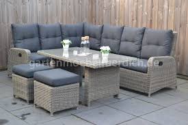 Verstellbare Lounge Dining Ecke Indiana Sandgrau Meliert Mit Esstisch Und Hocker Ideale Kombination Aus Einer Loung In 2020 Outdoor Dekorationen Esstisch Garten Lounge