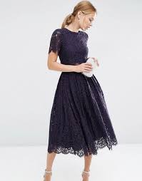 Asos Asos Lace Crop Top Midi Prom Dress This Its Way Cute Navy Lace Dress Lace Midi Dress Cocktail Dress Lace