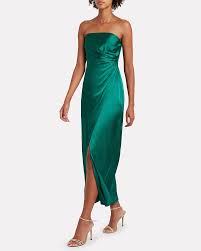 Aberdeen Strapless Satin Dress In 2020 Dresses Fashion Outfits Satin Dresses
