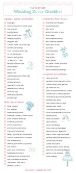 The Ultimate Wedding Decor Checklist By The Budget Savvy Bride Get The Free Printable Wedding Decoration Checklist Decor Checklist Wedding Planning Checklist