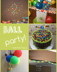Birthday Party Ideas For 6 Year Old Boy Near Me Ball Themed Party For A 2 Year Old Teach Me Mommy Ball Theme Party Boy Birthday Party Themes Ball Birthday Parties