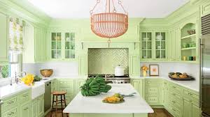3 Great Shades To Pair With Nile Green Green Kitchen Cabinets Light Green Kitchen Kitchen Colors