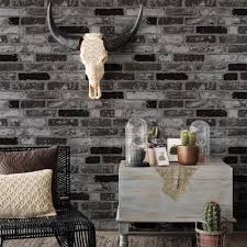 Black And Grey Wallpaper For Living Room Haokhome Modern Faux Brick Wallpaper Black White 3d Textured Stone Paper Rolls Living Room Bedroom Brick Wallpaper Bedroom Brick Wallpaper Faux Brick Wallpaper