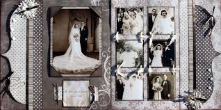 Vintage Wedding Scrapbook Page Kit Scraptique Inc Wedding Scrapbook Pages Wedding Scrapbook Wedding Album Scrapbooking
