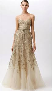 2012 Monique Lhuillier Resort Collection With Images Gold Wedding Dress Gold Bridesmaid Dresses Wedding Dresses
