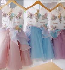 Unicorn Girl Dress Unicorn Party Ideas Unicorn Toddler Party Unicorn Unicorndress Birthday Party Dress Birthday Dresses Unicorn Dress