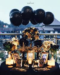 Birthday Simple Black And Gold Table Decorations Black Gold Candle Light Dinner Candle Light Dinner Candle Table Decorations Romantic Dinner Tables
