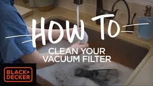 Black And Decker Air Swivel Filter Assembly How To Clean A Vacuum Filter Black Decker Youtube