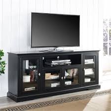 Black 70 Inch Tv Stand Walker Edison 70 Inch Highboy Tv Stand Black W70c32bl Highboy Tv Stand Black Tv Stand Tv Stand Wood