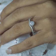 10k Gold Delicate Curved Wedding Ring With Forever Brilliant Moissanite 19 Ct T Contour Wedding Band Nature Inspired Engagement Ring White Gold Wedding Rings
