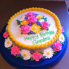 Birthday Cake For Grandma Great Cake Design For Grandma S 92nd Birthday Cake Cake Decorating Frosting Birthday Cake
