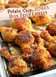 Bisquick Oven Fried Chicken Recipe Video Recipe These Potato Chip Bisquick Oven Fried Drumsticks Are Crispy Crunchy And Delici Fries In The Oven Chicken Drumstick Recipes Drumstick Recipes