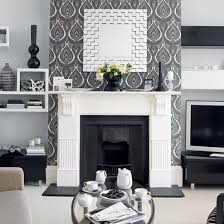 Black And Grey Wallpaper For Living Room Living Room Wallpaper Wallpaper For Living Room Grey Wallpaper Monochrome Living Room Wallpaper Living Room Living Room Colors