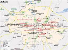 Map Showing Airports Highway Roads Railways Rivers Tourist Places Of Munich City In Germany Munchen Karte Munchen Hasenbergl