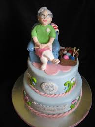 Birthday Cake For Grandma Knitting Grandma S 93rd Birthday Cake Grandma Birthday Cakes Grandmother Birthday Cake 90th Birthday Cakes