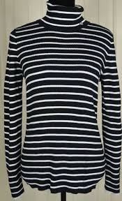 Black And White Striped Turtleneck Sweater Lauren Ralph Lauren Women S Black White Striped Turtleneck Xl Fashion Clothing Shoes Accessories Ladies Turtleneck Sweaters Striped Turtleneck Sweaters