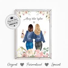 Geschenk Beste Freundin Geschenk Freundin Freundinnen Geschenk Geschenk Geburtstag Freundin Personalisiert Freundinnen Bild Poster In 2020 Geschenk Beste Freundin Geburtstag Freundin Geschenkideen Freundin Geburtstag