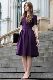 Purple Dress Women Dress Purple Clothing Circle Dress Knee Length Dress Formal Dress Short Sle Circle Dress Womens Dresses Purple Outfits