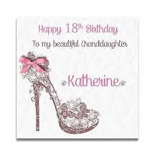 18th Birthday Greetings For Granddaughter Handmade Personalised Daughter Granddaughter 16th 18th 21st 30th Birthday Card 30th Birthday Cards 18th Birthday Cards Birthday Cards