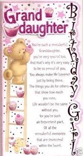 Grandchild Birthday Greetings For Granddaughter Happy Birthday To A Special Granddaughter Birthday Quotes Grandaughter Birthday Wishes Birthday Verses